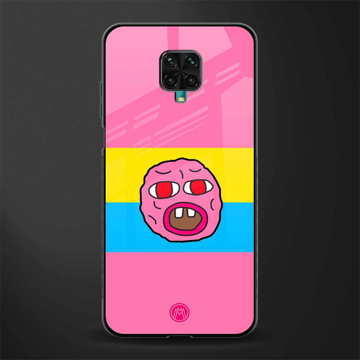 cherry bomb glass case for poco m2 pro image