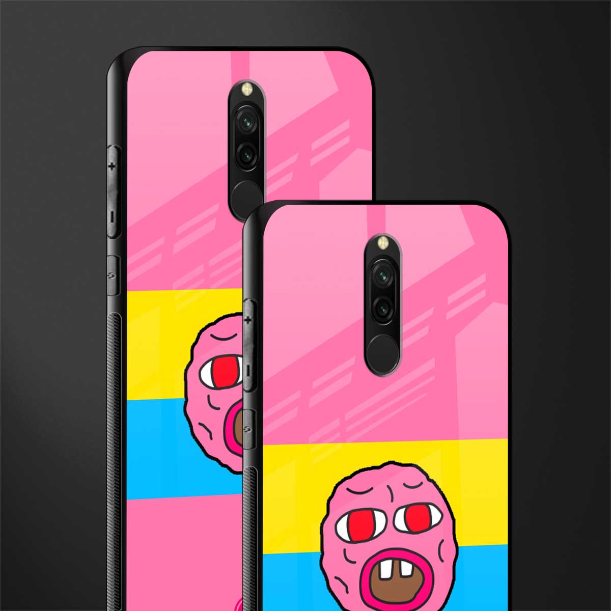 cherry bomb glass case for redmi 8 image-2