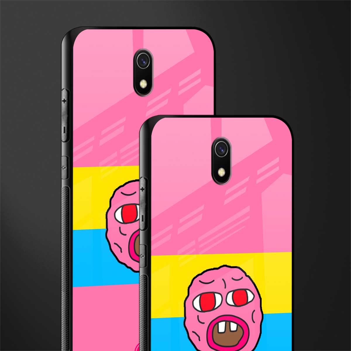 cherry bomb glass case for redmi 8a image-2