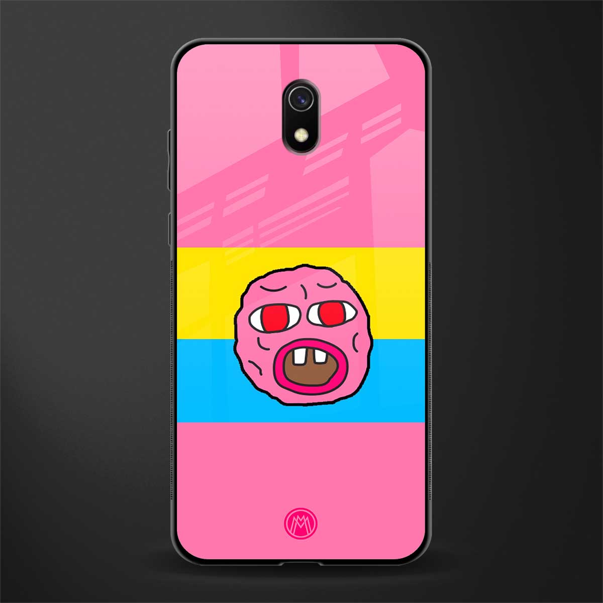 cherry bomb glass case for redmi 8a image