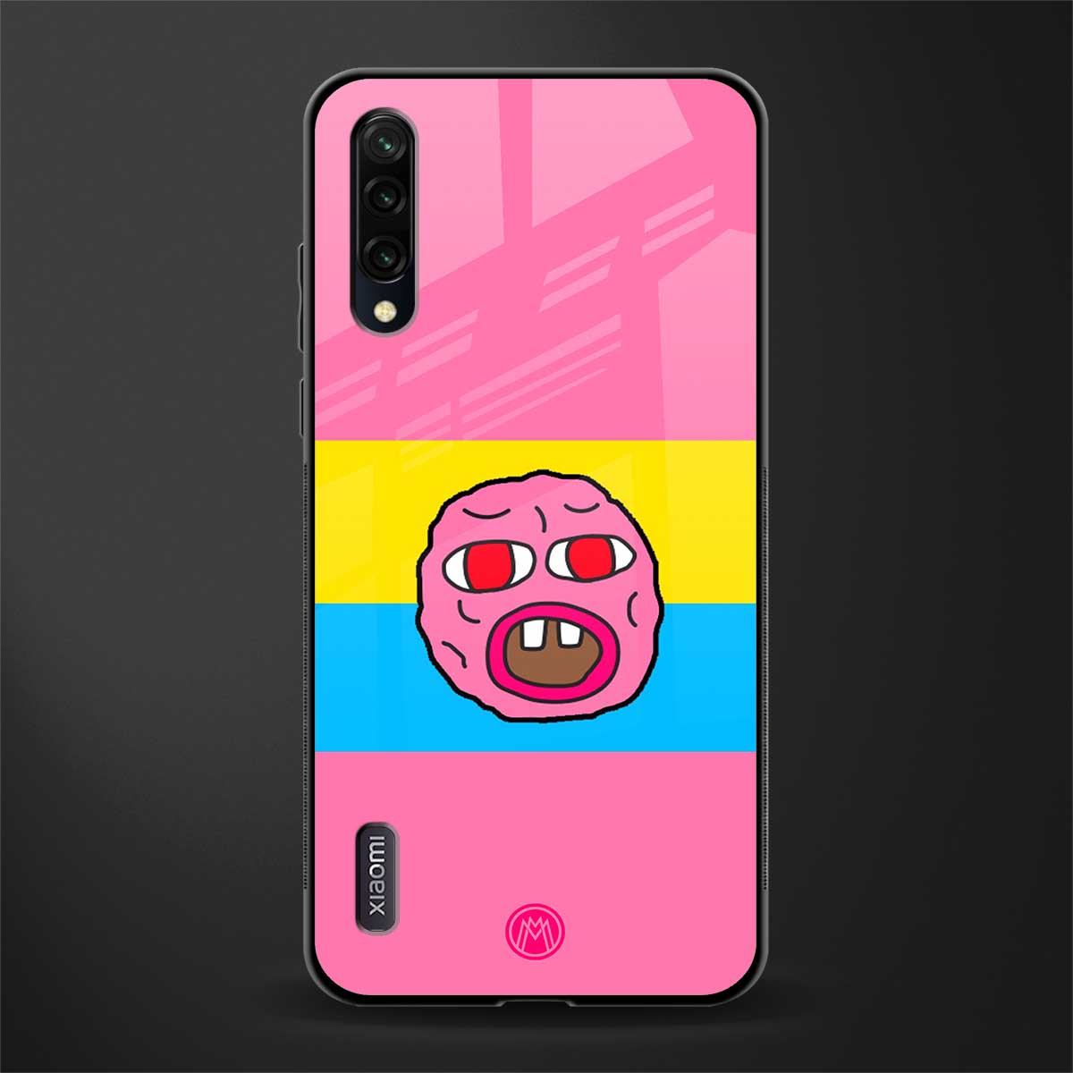 cherry bomb glass case for mi a3 redmi a3 image