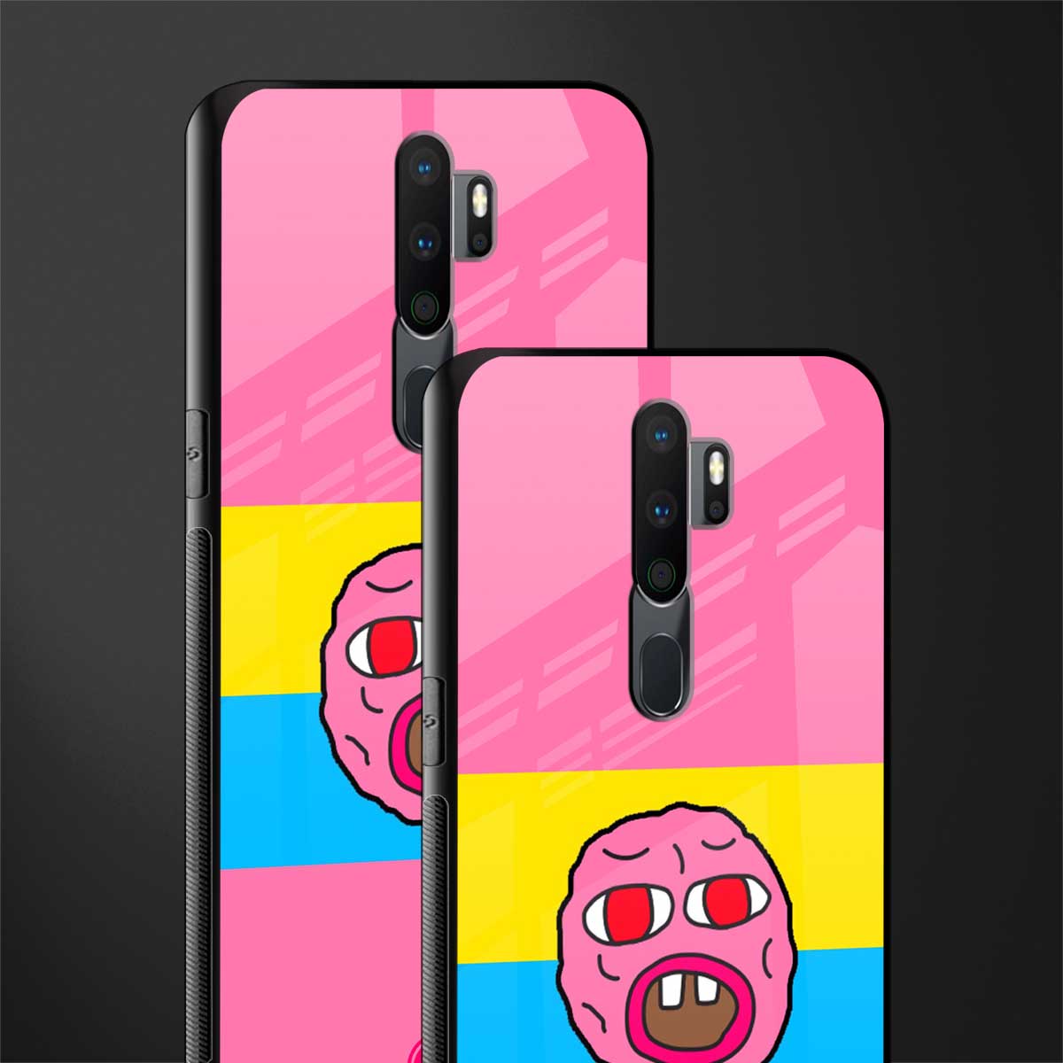 cherry bomb glass case for oppo a5 2020 image-2