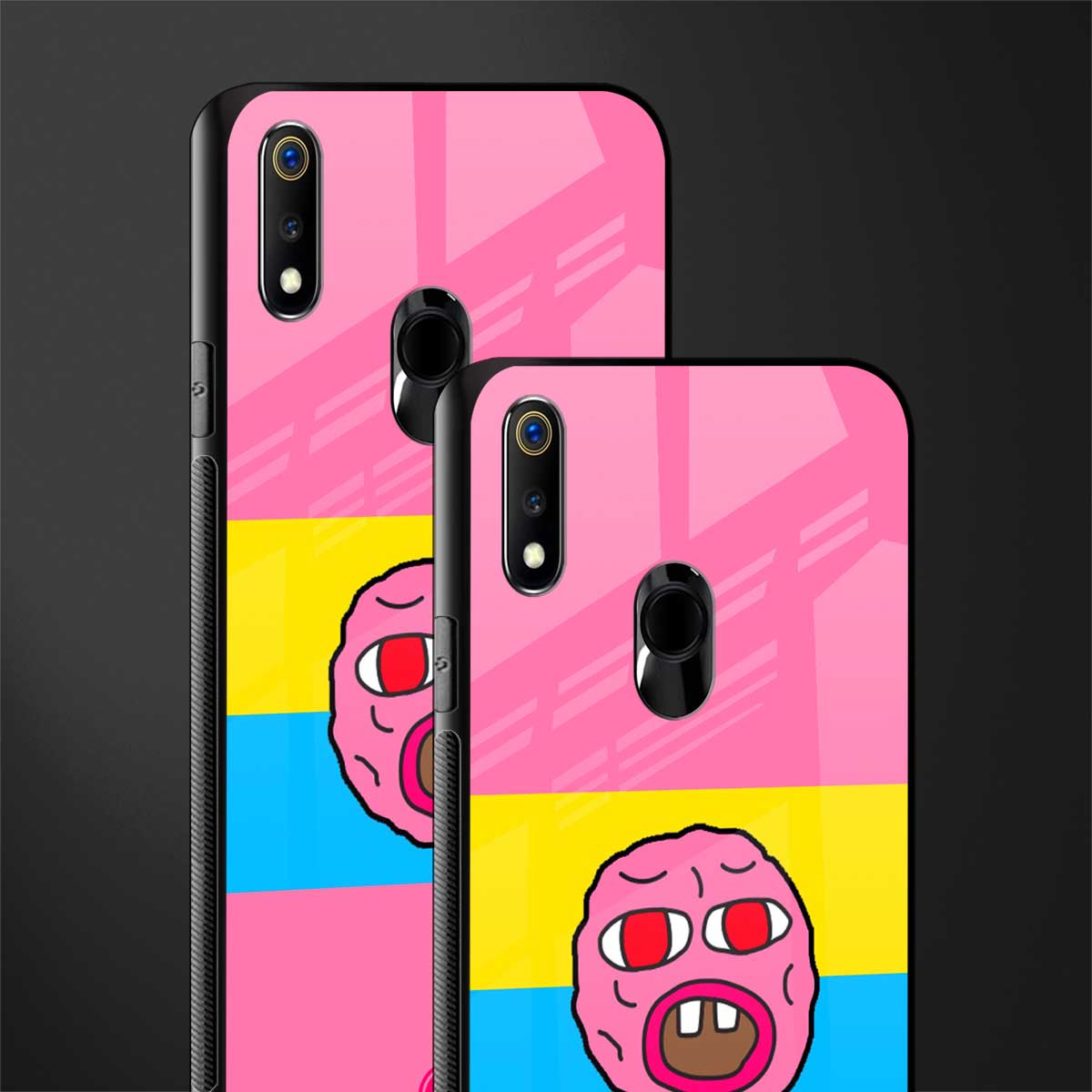 cherry bomb glass case for realme 3 pro image-2