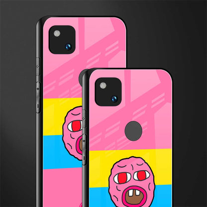 cherry bomb back phone cover | glass case for google pixel 4a 4g