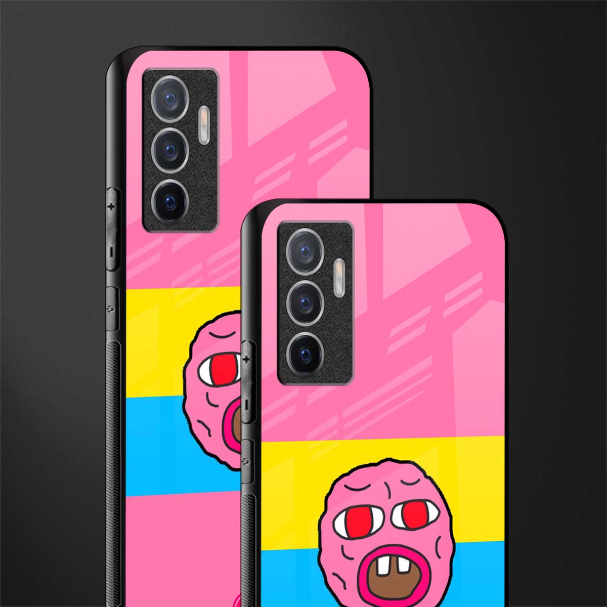 cherry bomb glass case for vivo v23e image-2