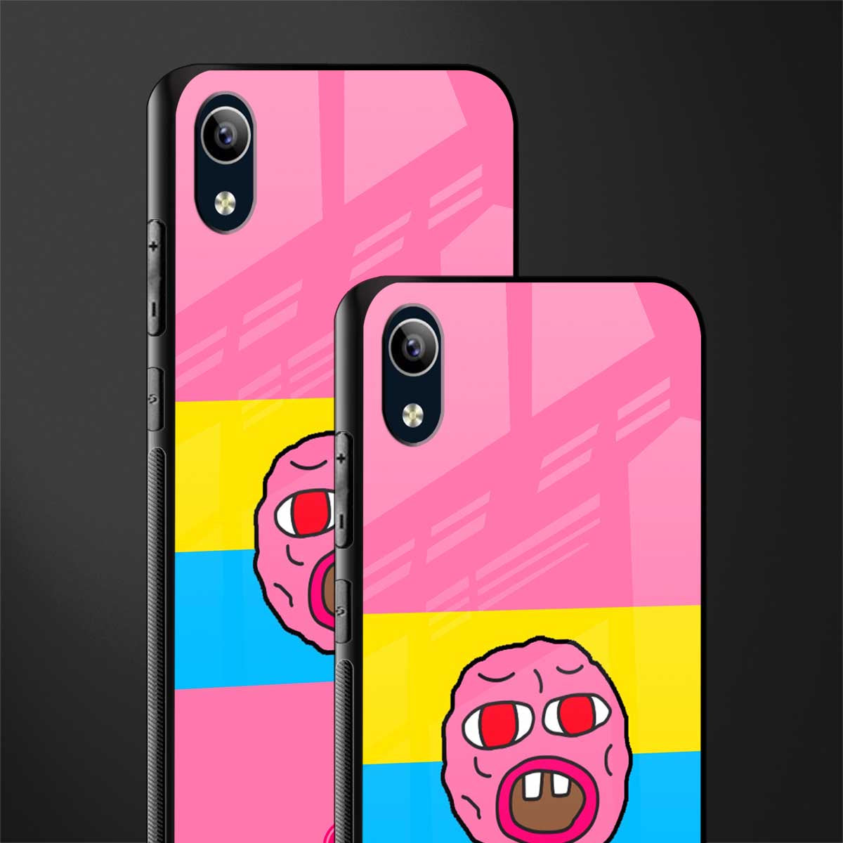 cherry bomb glass case for vivo y1s without fingerprint image-2