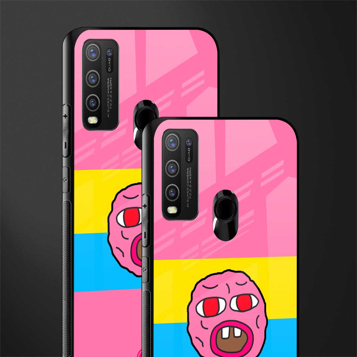 cherry bomb glass case for vivo y50 image-2
