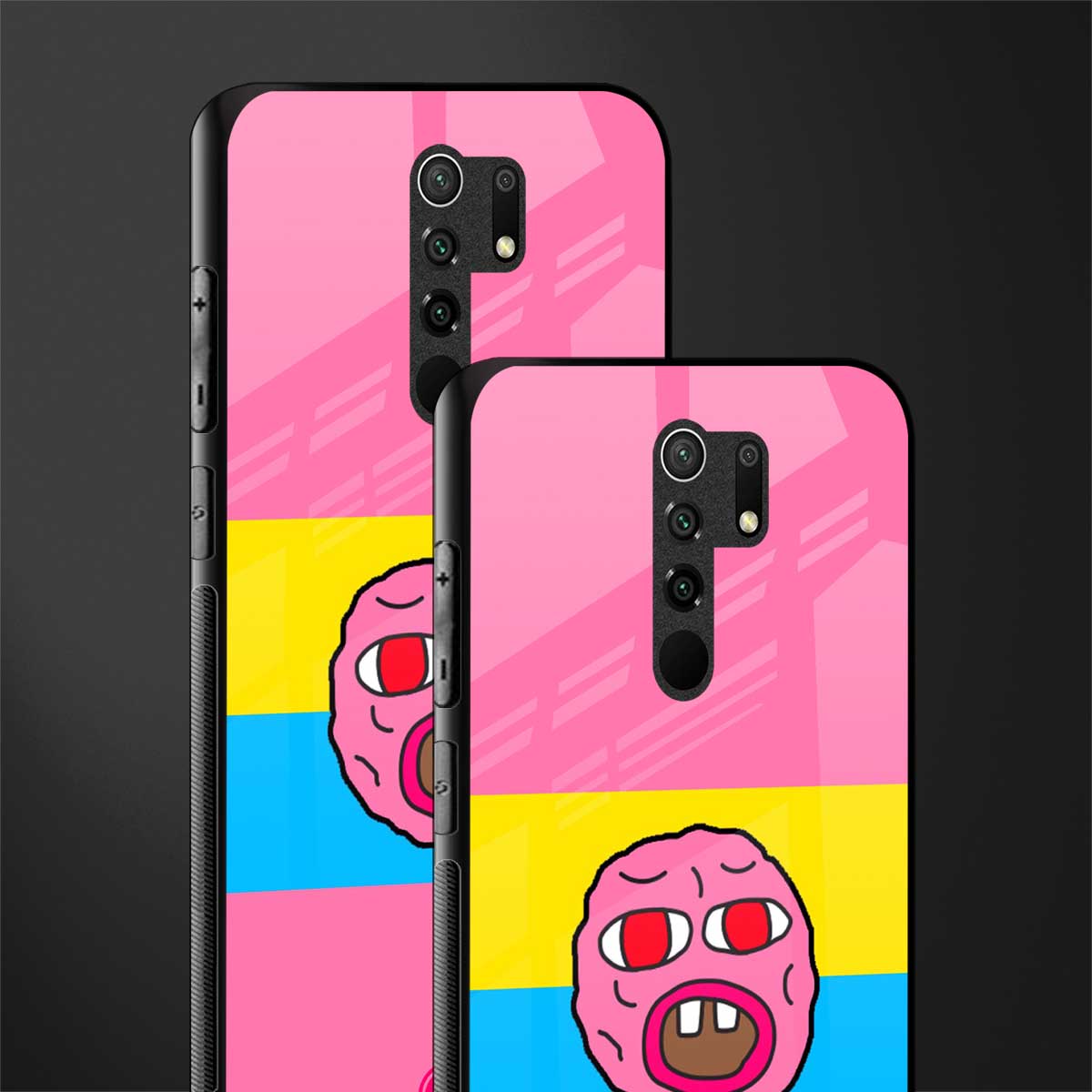 cherry bomb glass case for redmi 9 prime image-2