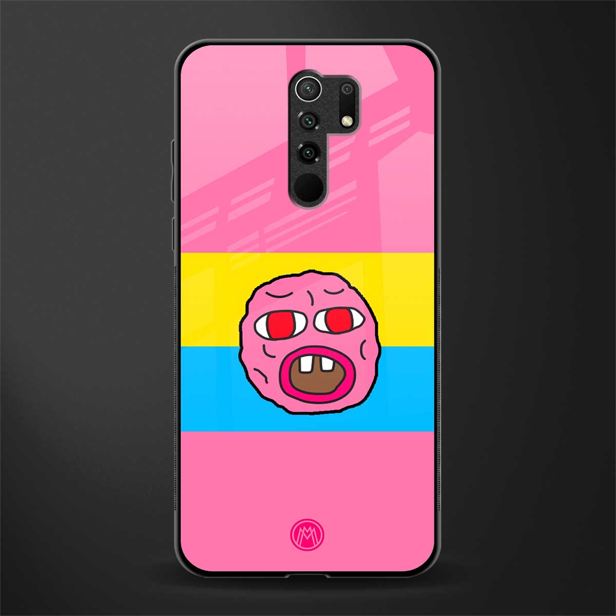 cherry bomb glass case for poco m2 image
