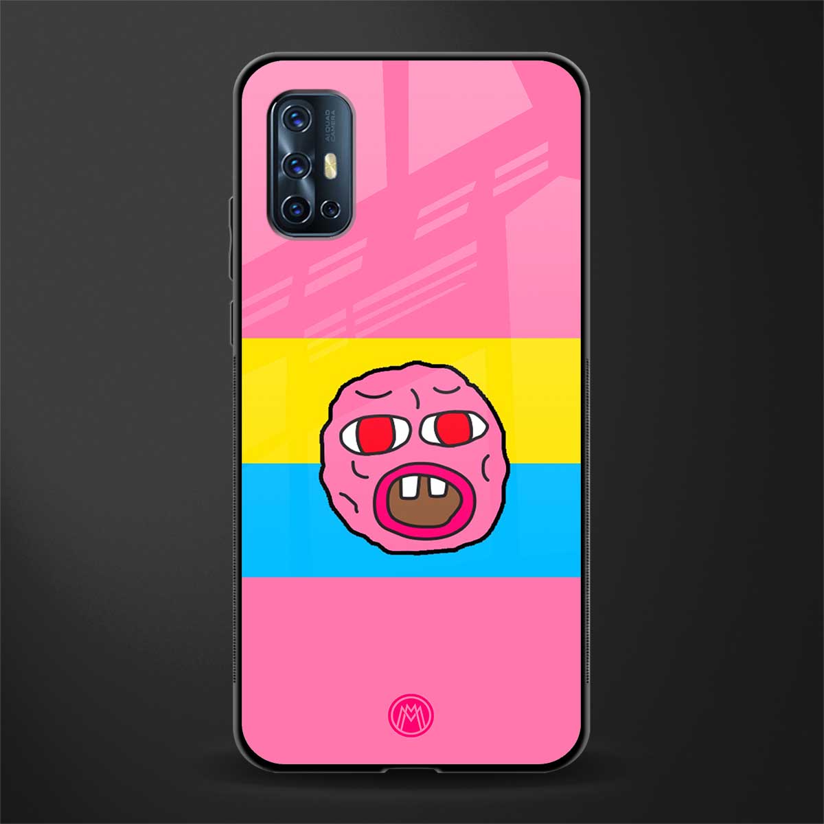 cherry bomb glass case for vivo v17 image