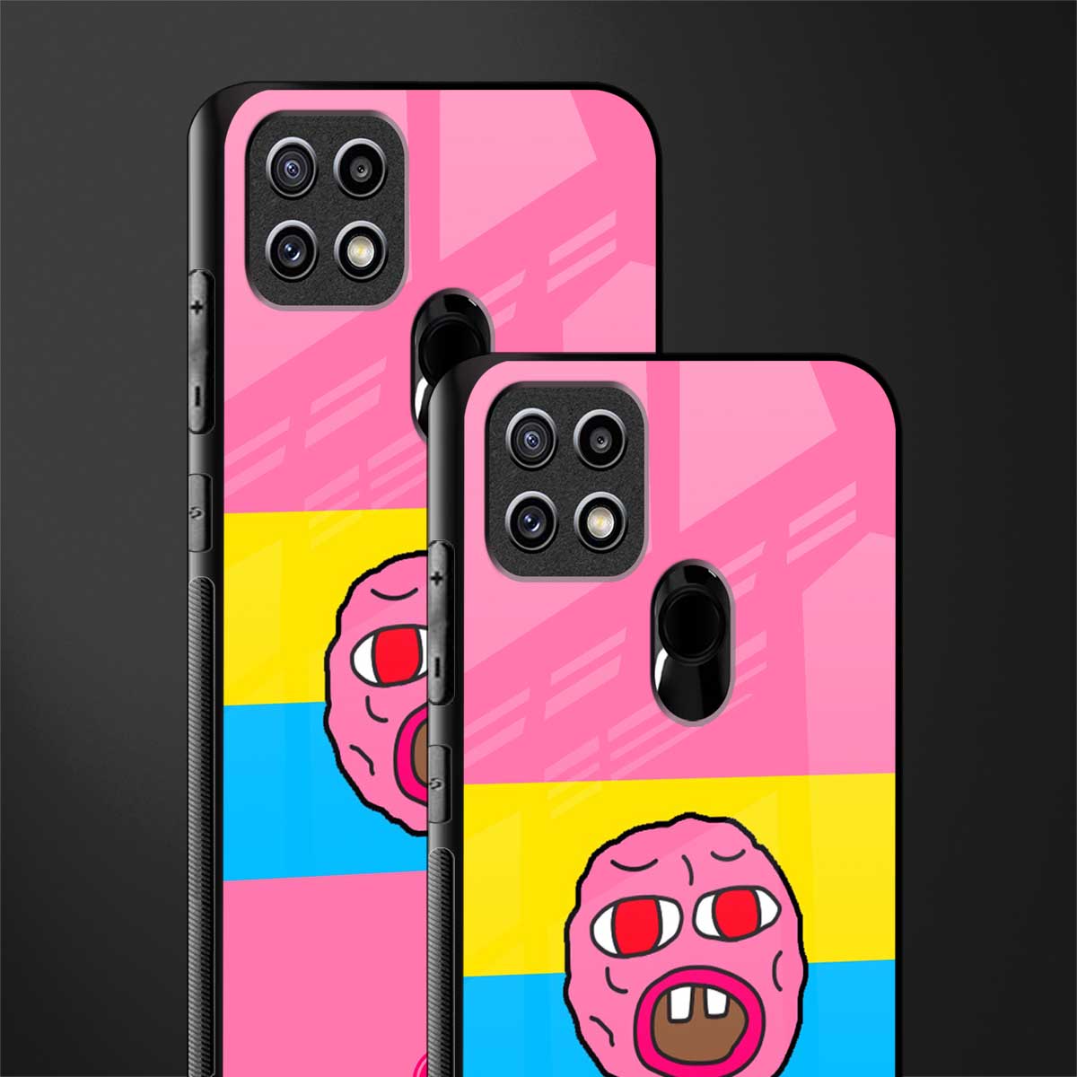 cherry bomb glass case for oppo a15s image-2