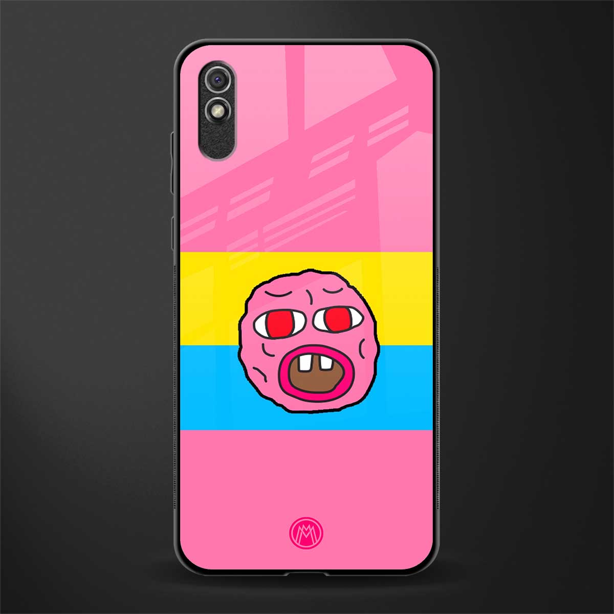 cherry bomb glass case for redmi 9a image