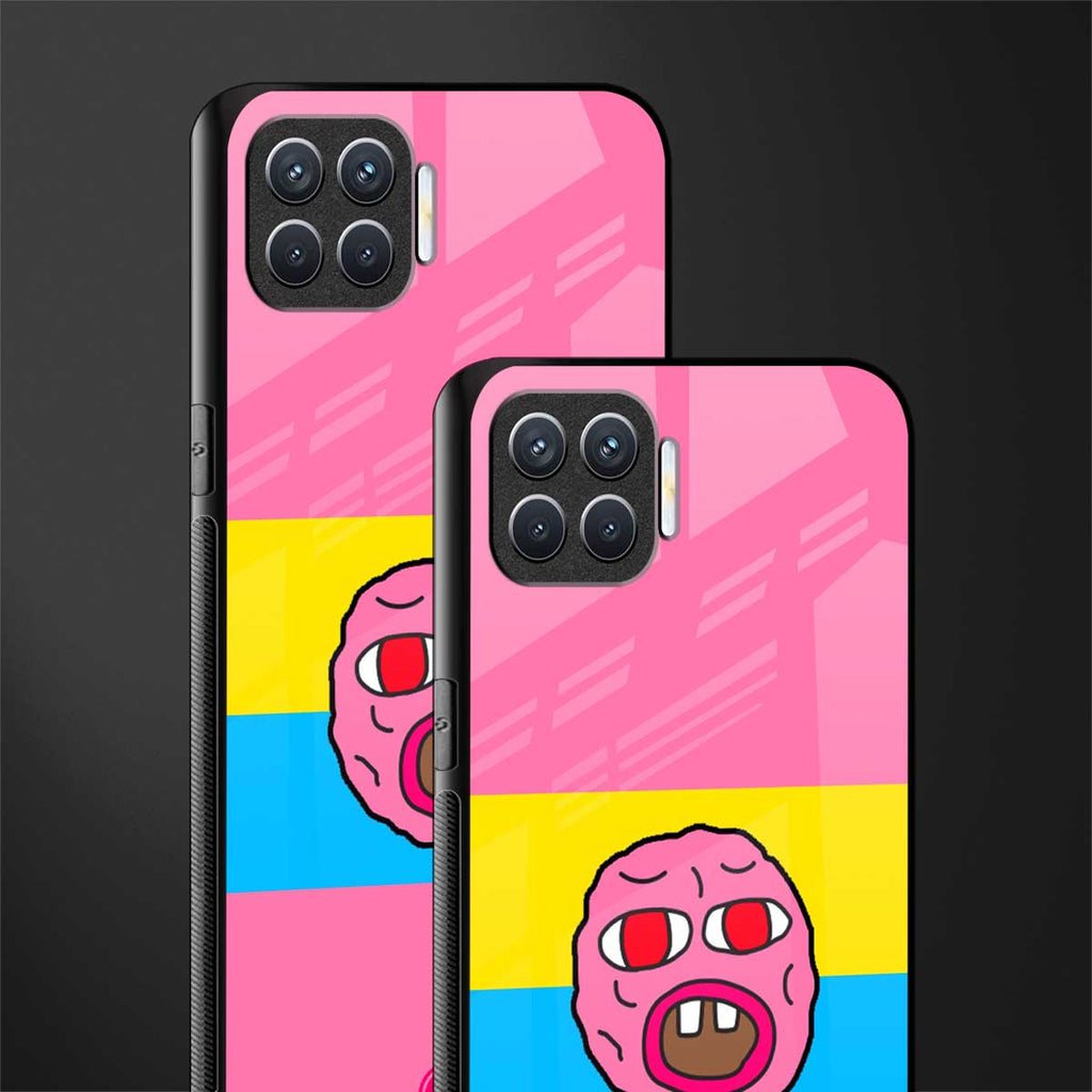 cherry bomb glass case for oppo f17 image-2