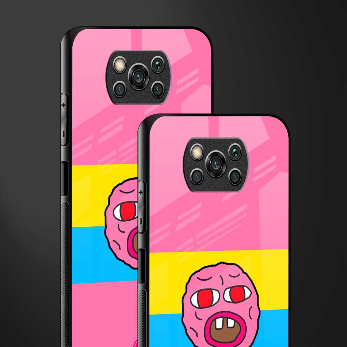 cherry bomb glass case for poco x3 image-2