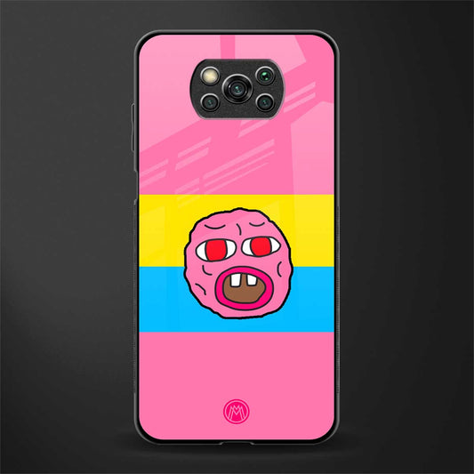 cherry bomb glass case for poco x3 image