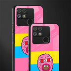 cherry bomb back phone cover | glass case for realme narzo 50a