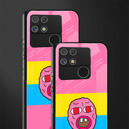 cherry bomb back phone cover | glass case for realme narzo 50a