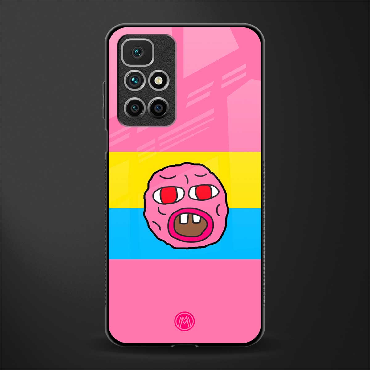 cherry bomb glass case for redmi 10 prime image