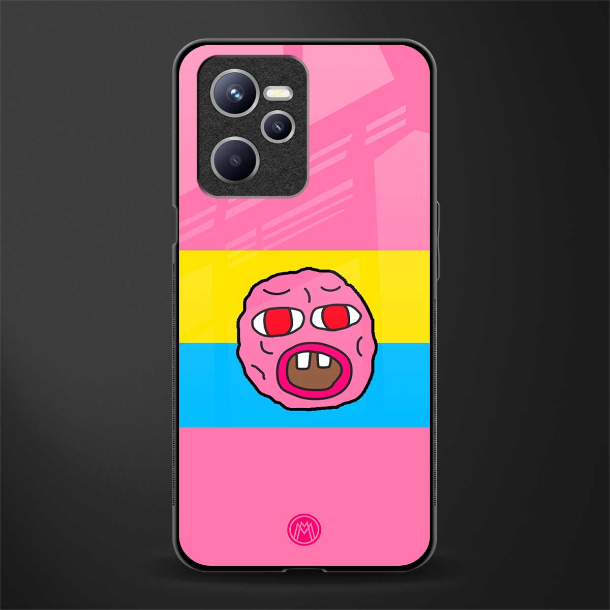 cherry bomb glass case for realme c35 image