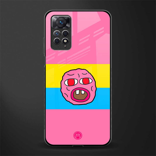 cherry bomb back phone cover | glass case for redmi note 11 pro plus 4g/5g