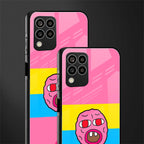 cherry bomb back phone cover | glass case for samsung galaxy m33 5g