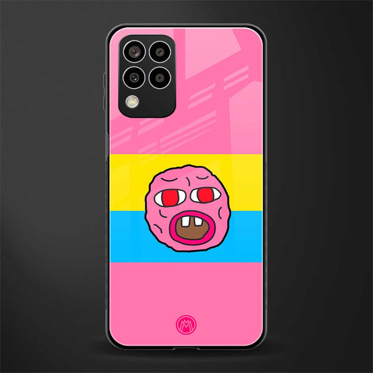 cherry bomb back phone cover | glass case for samsung galaxy m33 5g