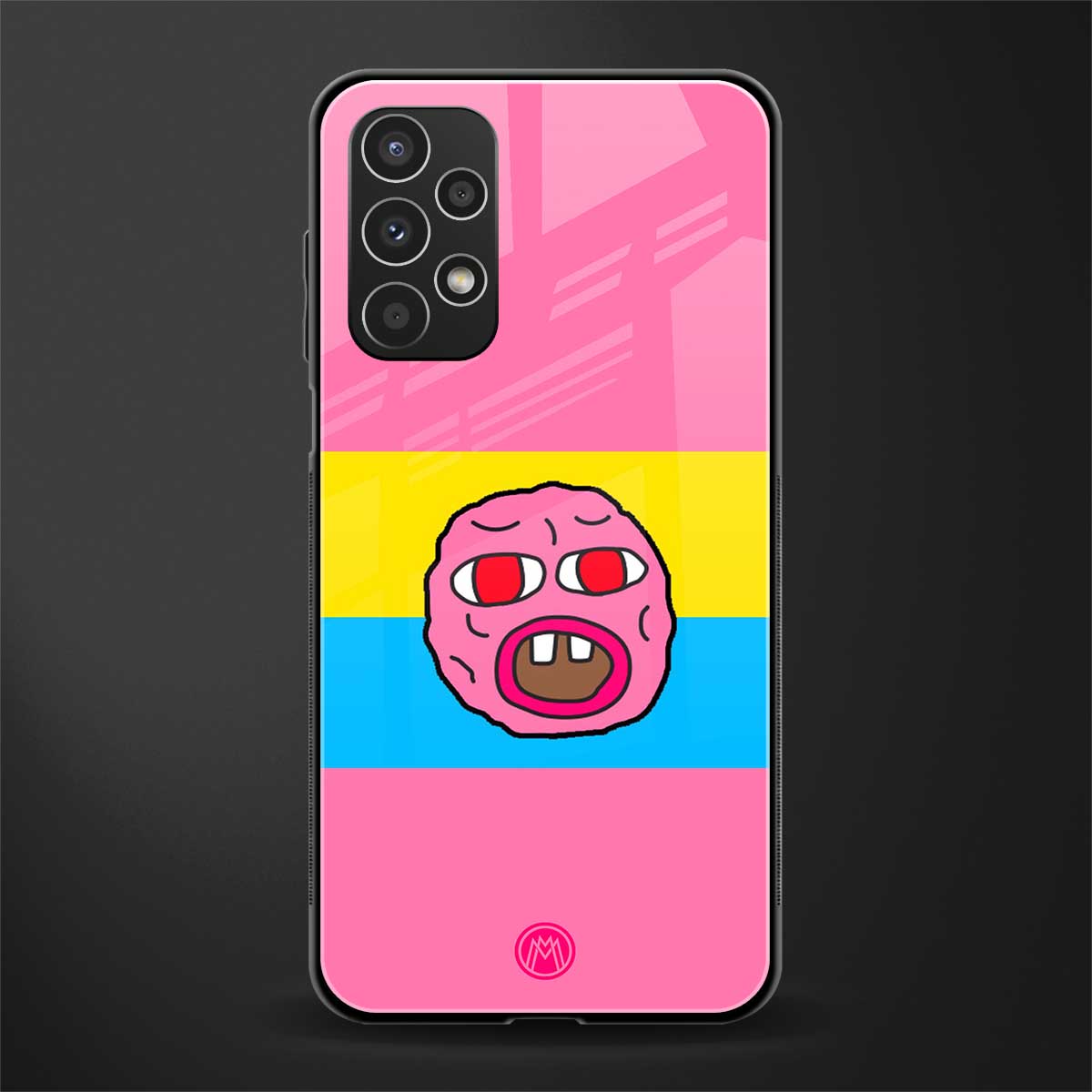 cherry bomb back phone cover | glass case for samsung galaxy a13 4g