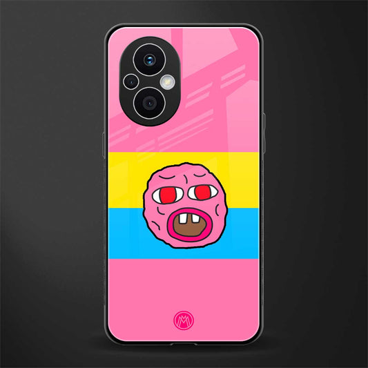 cherry bomb back phone cover | glass case for oppo f21 pro 5g