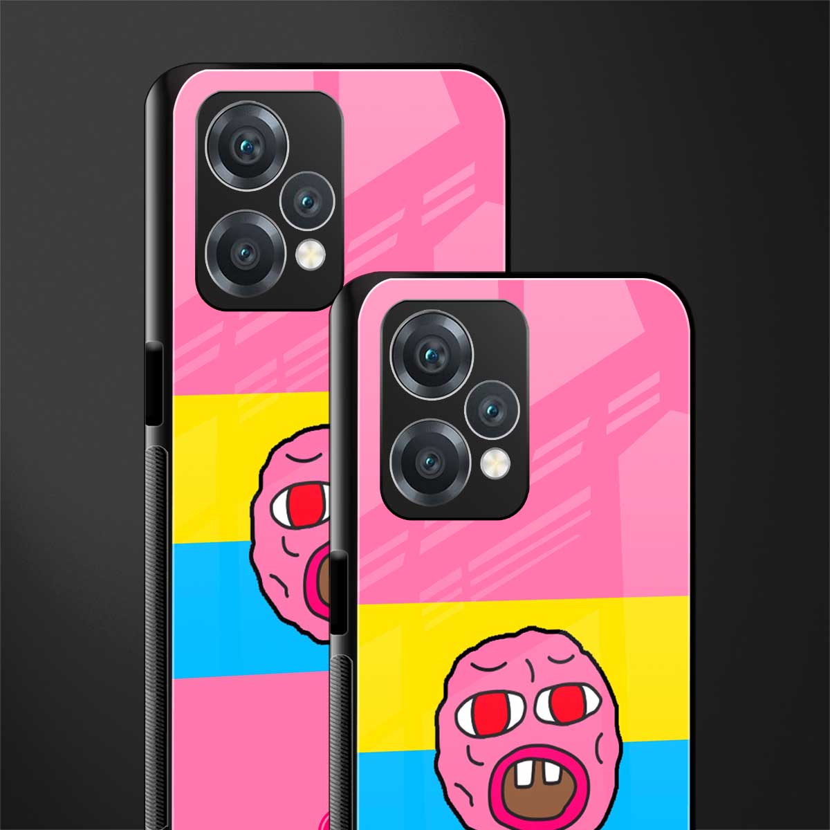 cherry bomb back phone cover | glass case for oneplus nord ce 2 lite 5g