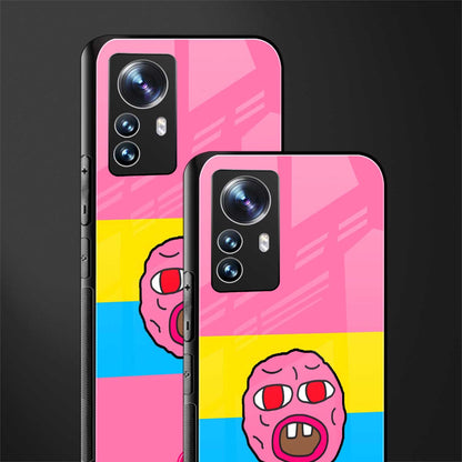 cherry bomb back phone cover | glass case for xiaomi 12 pro