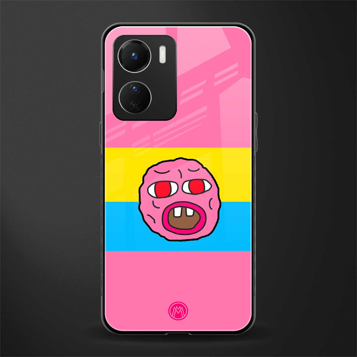 cherry bomb back phone cover | glass case for vivo y16