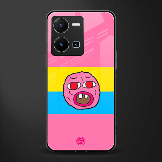 cherry bomb back phone cover | glass case for vivo y35 4g