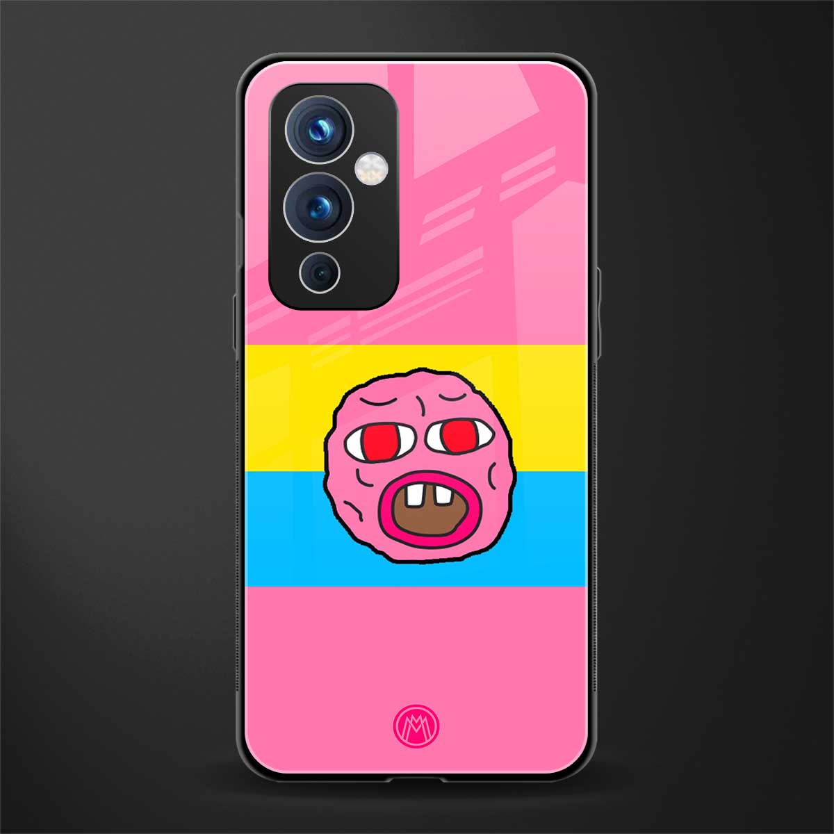 cherry bomb back phone cover | glass case for oneplus 9