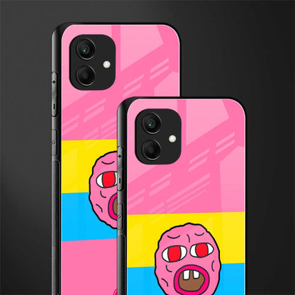 cherry bomb back phone cover | glass case for samsung galaxy a04