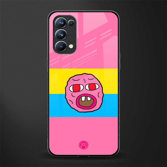 cherry bomb back phone cover | glass case for oppo reno 5