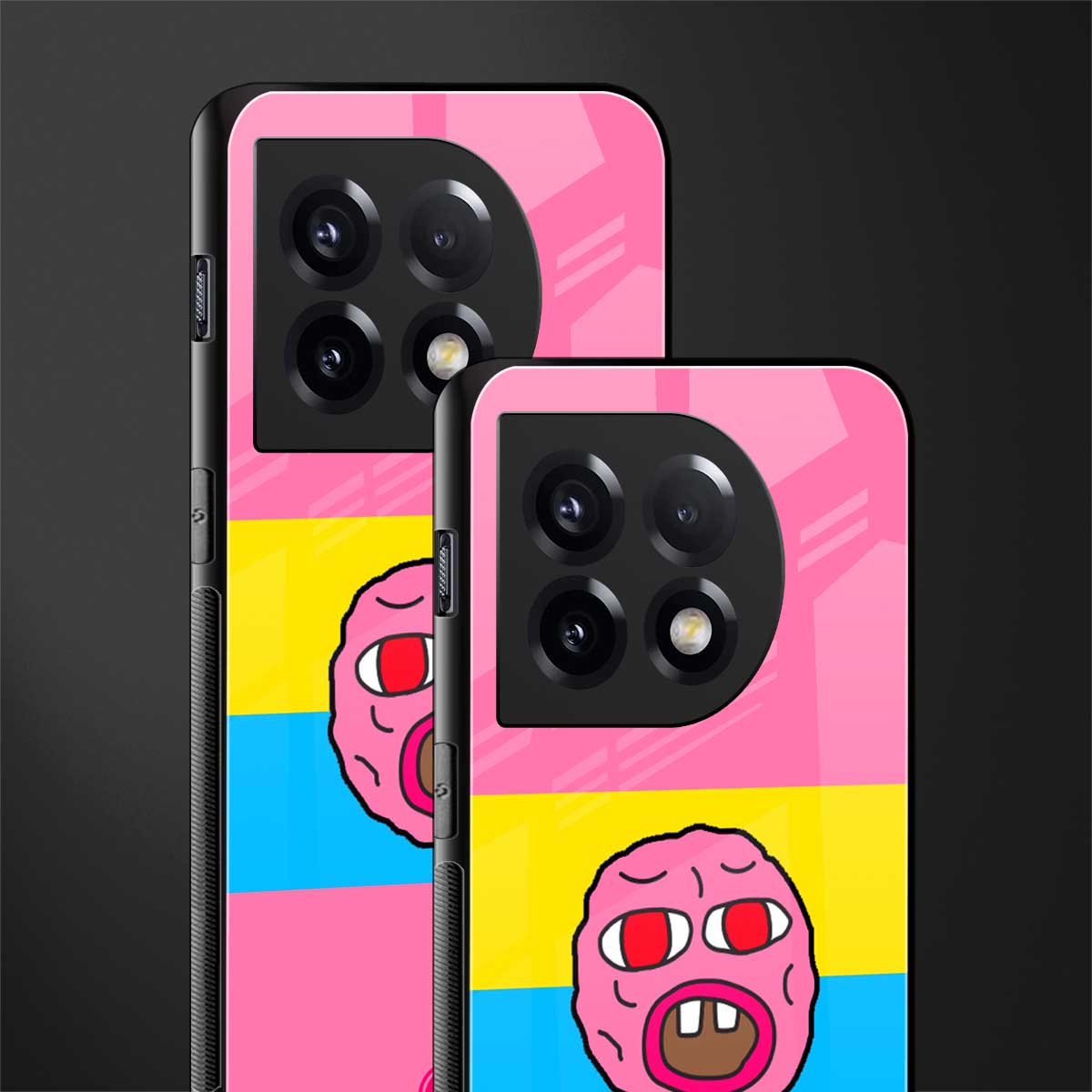 cherry bomb back phone cover | glass case for oneplus 11