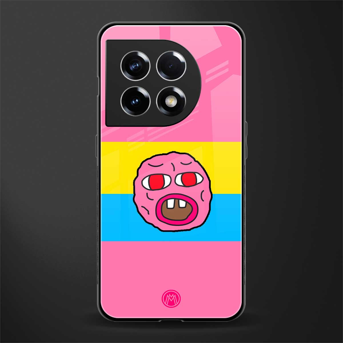 cherry bomb back phone cover | glass case for oneplus 11