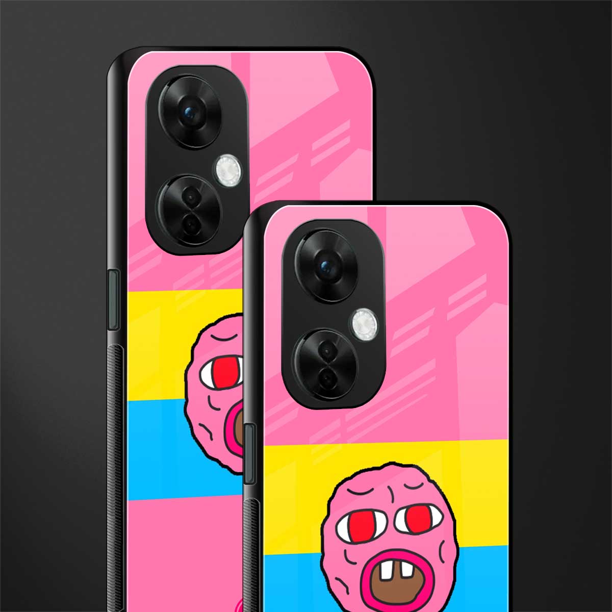 cherry bomb back phone cover | glass case for oneplus nord ce 3 lite