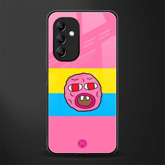 cherry bomb back phone cover | glass case for samsung galaxy a14 5g