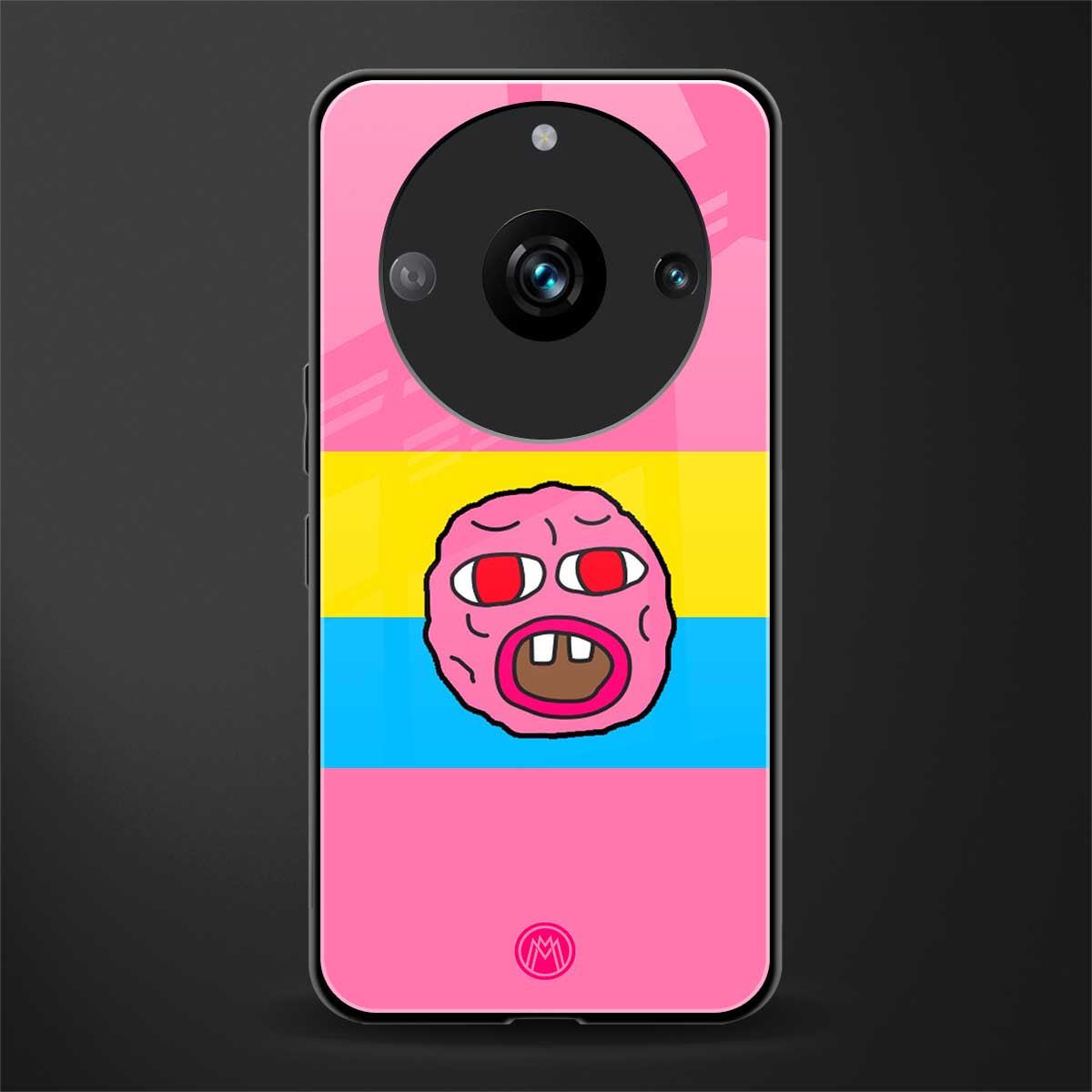 cherry bomb back phone cover | glass case for realme 11 pro 5g