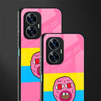 cherry bomb back phone cover | glass case for realme c55