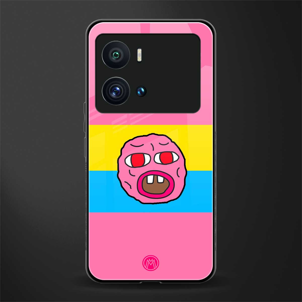 cherry bomb back phone cover | glass case for iQOO 9 Pro