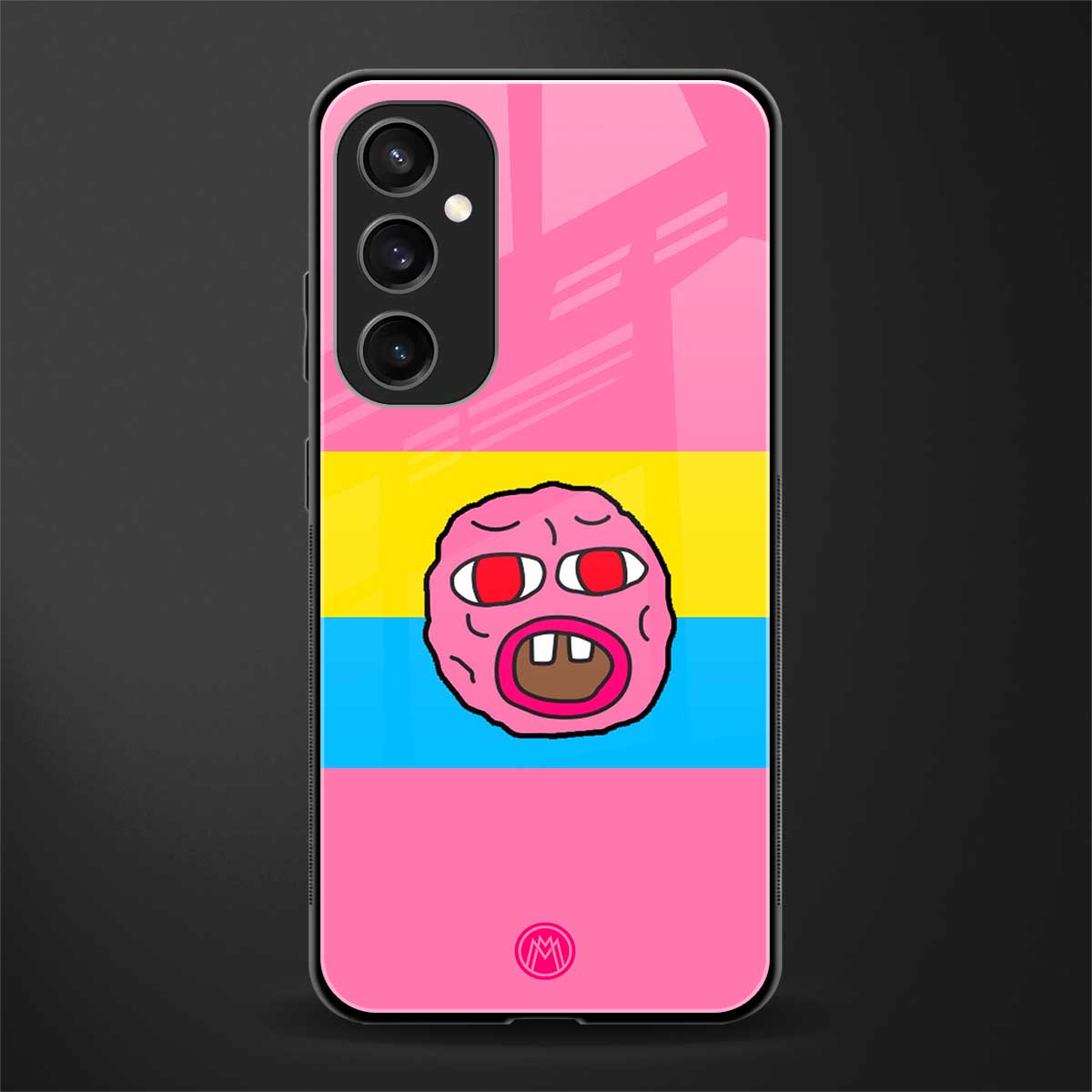 cherry bomb back phone cover | glass case for samsung galaxy s23 fe 5g