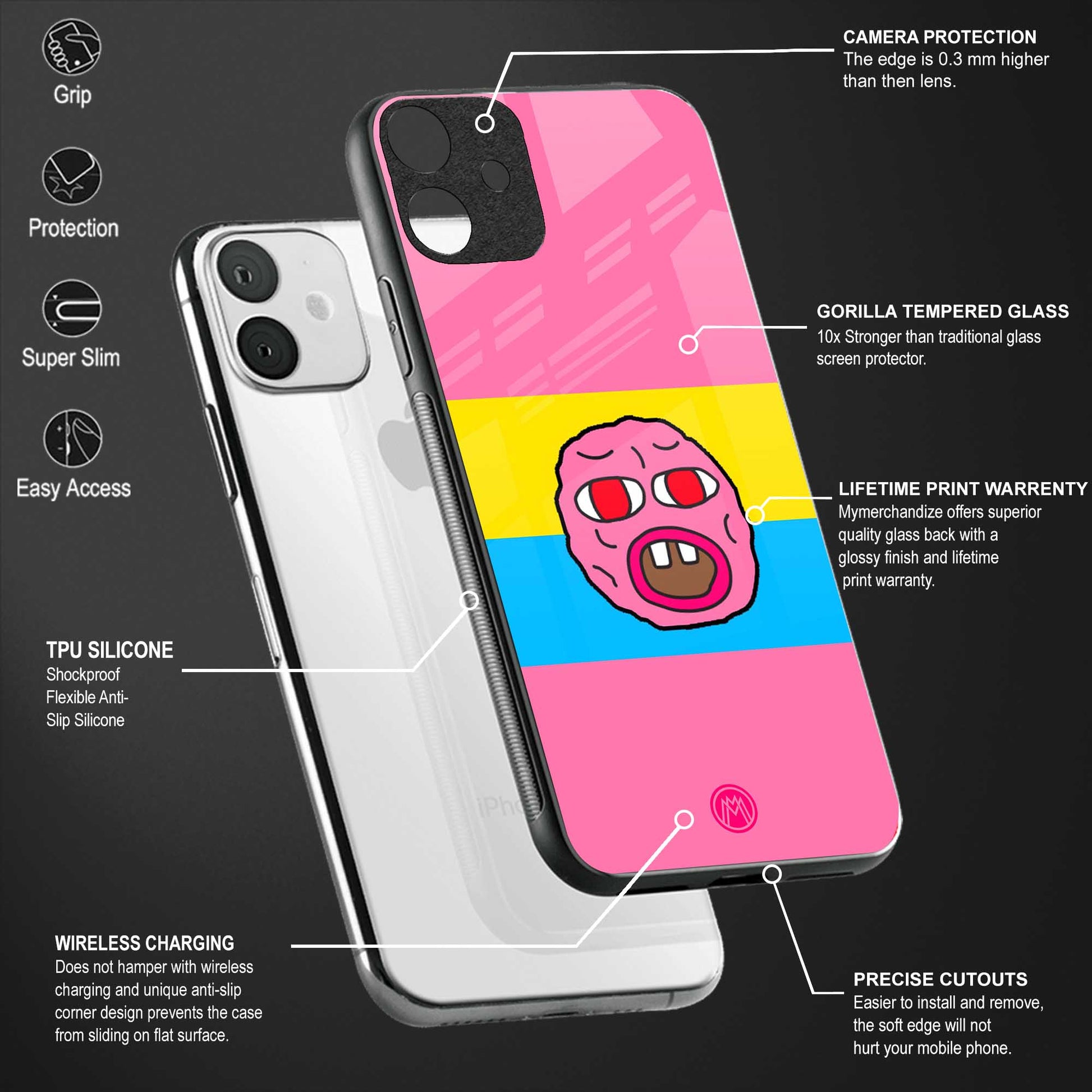 cherry bomb glass case for iphone xs max image-4