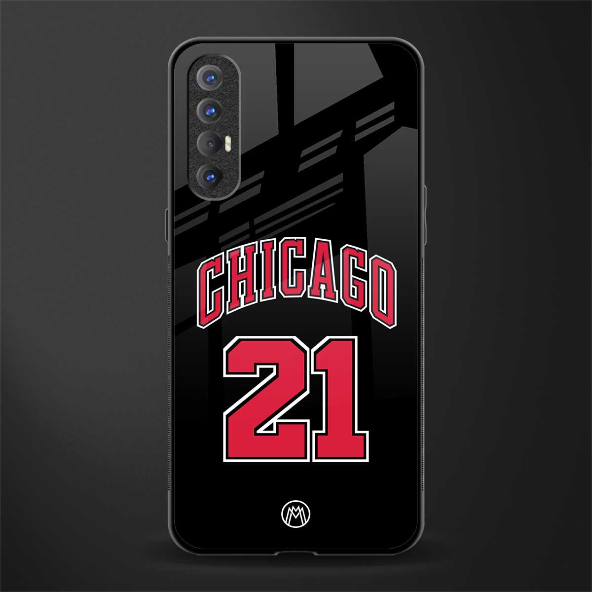 chicago 21 glass case for oppo reno 3 pro image