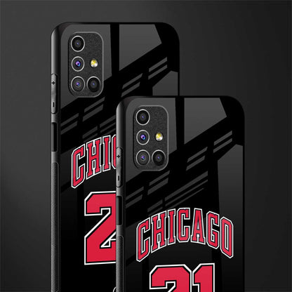 chicago 21 glass case for samsung galaxy m31s image-2