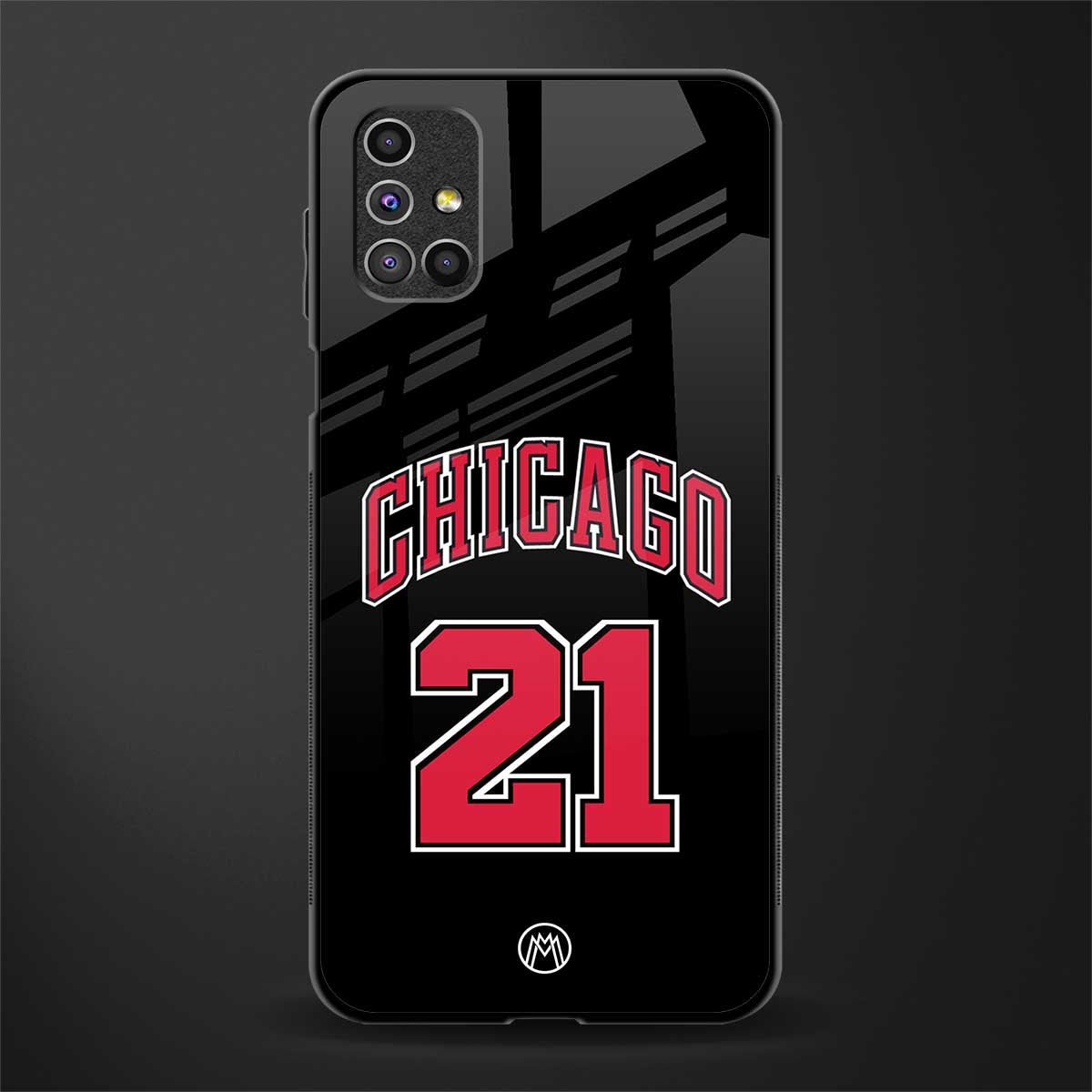 chicago 21 glass case for samsung galaxy m51 image