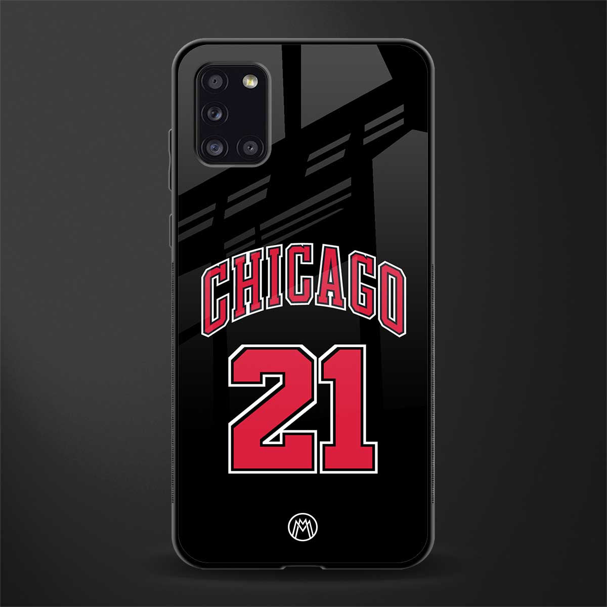 chicago 21 glass case for samsung galaxy a31 image