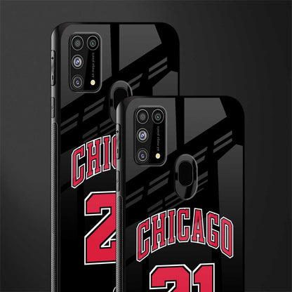 chicago 21 glass case for samsung galaxy m31 image-2