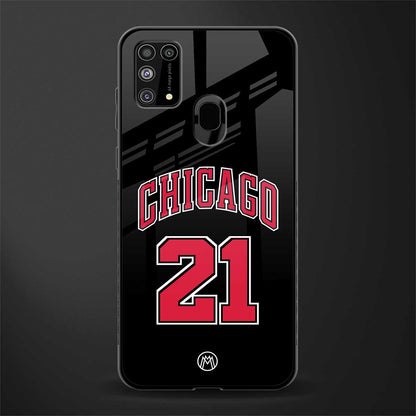 chicago 21 glass case for samsung galaxy m31 image